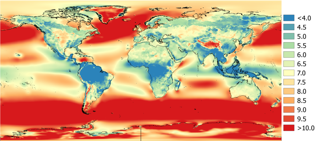 Global Wind Speed